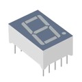 XDCBD14A - DISPLAY 7SEG 0.56" SGL BLU 10DIP