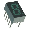 HDSP-U501 - DISPLAY 7SEG 0.31" SGL GRN 10DIP
