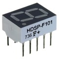 HDSP-F101-EF000 - DISPLAY 7-SEG 0.4" SGL RED 10DIP