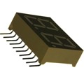 LDD-N512RI-RA - DISP 7SEG 0.56" DBL GRN 10SIP RA