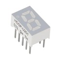 HDSP-U201 - DISPLAY 7SEG 0.31" SGL RED 10DIP