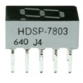 HDSP-7803 - DISPLAY 7SEG 0.3" SGL GRN 10DIP
