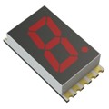 INND-SS30DRCG - DISPLAY 7-SEG 0.3" SGL RED 10SMD
