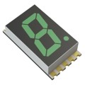 INND-SS30GCG - DISPLAY 7SEG 0.3" SGL GRN 10SMD