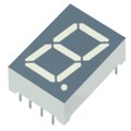 XDUR13C - DISPLAY 7SEG 0.52" SGL RED 10DIP