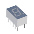 XDUG06A - DISPLAY 7SEG 0.32" SGL GRN 10DIP