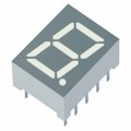 XDUG08A - DISPLAY 7SEG 0.39" SGL GRN 10DIP