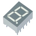 XDUG08C - DISPLAY 7SEG 0.39" SGL GRN 10DIP
