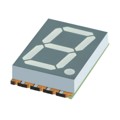 XZFCBD14C - DISPLAY 7SEG 0.56" SGL BLU 10SMD
