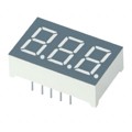 XDUG09A3 - DISPLAY 7SEG 0.36" TRP GRN 12DIP