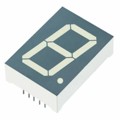 XDVG25A - DISPLAY 7-SEG 1" SGL GREEN 10DIP