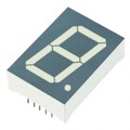 XDVG25C - DISPLAY 7-SEG 1" SGL GREEN 10DIP
