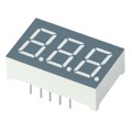 XDMR09C3 - DISPLAY 7SEG 0.36" TRP RED 12DIP