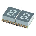 XZFMOK05A2 - DISPLAY 7-SEG 0.2" DBL ORG 20SMD