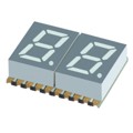 XZFMYK07C2 - DISPLAY 7-SEG 0.3" DBL YLW 20SMD
