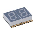 XZFMDK07C2 - DISPLAY 7-SEG 0.3" DBL RED 20SMD