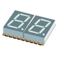 XZFDGK10A2 - DISPLAY 7SEG 0.4" DBL GRN 20SMD