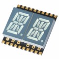 XZFAMYK10A2 - DISPLAY 14SEG 0.4" DBL YLW 32SMD