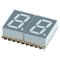 XZFBBA07A2 - DISPLAY 7SEG 0.3" DBL BLUE 20SMD