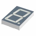 XDVG57A - DISPLAY 7SEG 2.3" SGL GRN 10DIP