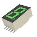 LF-301MA - DISPLAY 7SEG 0.31" SGL GRN 10SMD