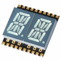 XZFABBA10A2 - DISPLAY 14SEG 0.4" DBL BLU 32SMD