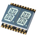 XZFABBA10C2 - DISPLAY 14SEG 0.4" DBL BLU 32SMD