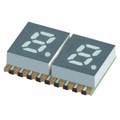 XZFBBA05A2 - DISPLAY 7SEG 0.2" DBL BLUE 20SMD
