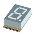 XZFBBA07C - DISPLAY 7SEG 0.3" SGL BLUE 10SMD
