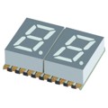 XZFBBA07C2 - DISPLAY 7SEG 0.3" DBL BLUE 20SMD