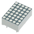XMUY18C - LED DOT MATRIX 5X7 0.7" YLW CC