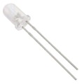 HLMP-CB3A-UV0DD - LED BLUE CLEAR T-1 3/4 T/H