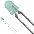 HLMP-1790 - LED GREEN DIFFUSED T-1 T/H