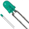 HLMP-1641 - LED GREEN DIFFUSED T-1 T/H