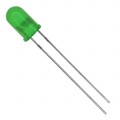 TLHG6400 - LED GREEN DIFFUSED 5MM T/H