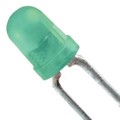 XLUG11D - LED GREEN DIFFUSED T-1 T/H