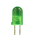 XLUG12D - LED GREEN DIFFUSED T-1 3/4 T/H
