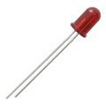 HLMP4700 - LED RED DIFFUSED T-1 3/4 T/H