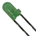 XLUG34D - LED GREEN DIFFUSED T-1 T/H