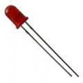 MV5053 - LED RED DIFFUSED T-1 3/4 T/H