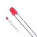 LTL-4221N - LED RED DIFFUSED T-1 T/H