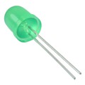 WP793GD - LED GREEN DIFFUSED 8MM ROUND T/H