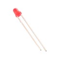 QBL7R60D - LED RED 3MM ROUND T/H COLOR DIFF