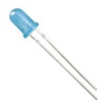 QBL8IB60D - LED BLUE 5MM ROUND T/H COLOR DIF