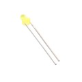 QBL7Y60D - LED YELLOW 3MM ROUND T/H COLOR D