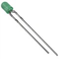 4303F5 - LED GREEN DIFFUSED T-1 T/H