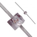 HLMT-PL00 - LED AMBER CLEAR FLAT T/H AXIAL