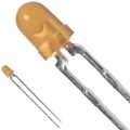 HLMP-1401-D0002 - LED YELLOW DIFFUSED T-1 T/H