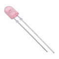 HTOV511040UR - LED RED DIFFUSED 5MM OVAL T/H