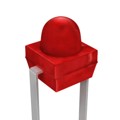 HLMP-6300-F001S - LED RED DIFFUSED AXIAL T/H